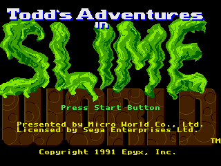 Slime World screenshot 3 for Sega Mega Drive